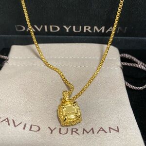 David Yurman Gold Bracelet with Diamond Accents